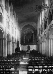 Cathedral, Nave East 1889, Rochester