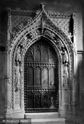 Cathedral, The Chapter House Door 1894, Rochester