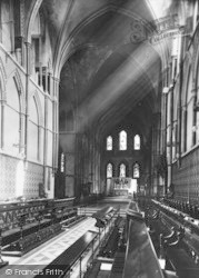 Cathedral, The Choir And Altar c.1955, Rochester