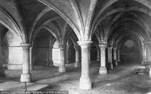 Photo of Rochester, Cathedral, The Crypt 1894
