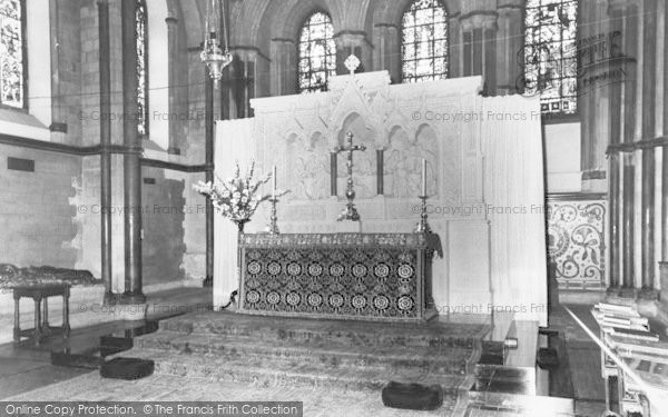 Photo of Rochester, Cathedral, The High Altar c.1960