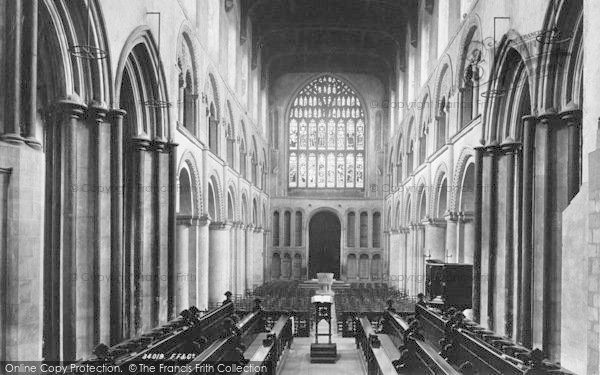 Photo of Rochester, Cathedral, The Nave West 1894