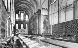 Cathedral, The Quire East c.1960, Rochester