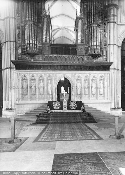 Photo of Rochester, Cathedral, The Quire Screen c.1960
