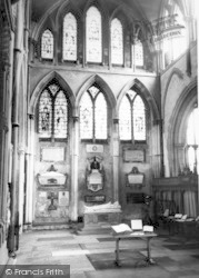 Cathedral, The South Nave Transept c.1965, Rochester