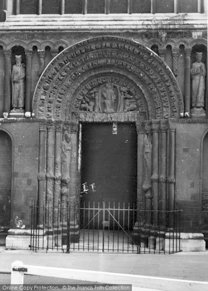 Photo of Rochester, Cathedral, The West Door c.1960