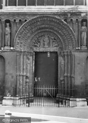 Cathedral, The West Door c.1960, Rochester