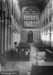 Cathedral, The West Window c.1955, Rochester