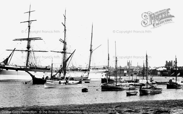 Photo of Rochester, From Strood 1894