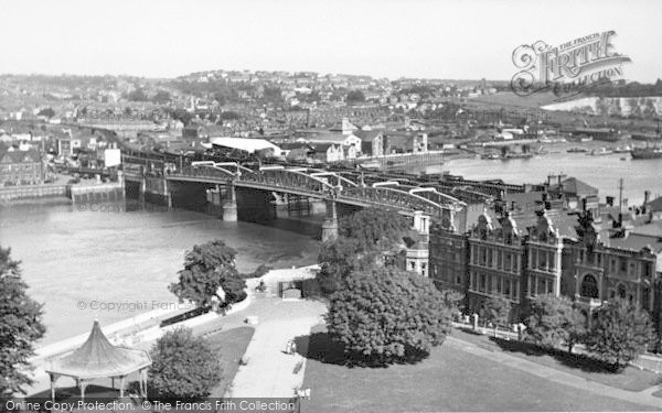 Photo of Rochester, From The Castle c.1955