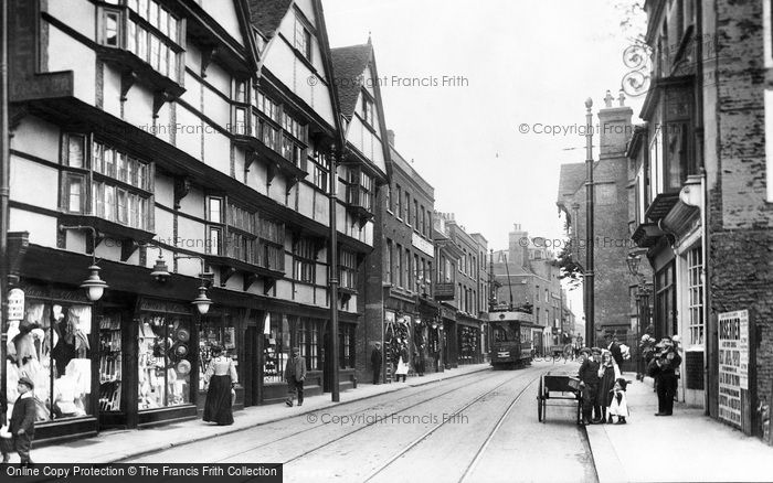 Photo of Rochester, High Street 1908