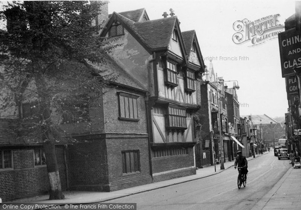 Photo of Rochester, High Street c.1955