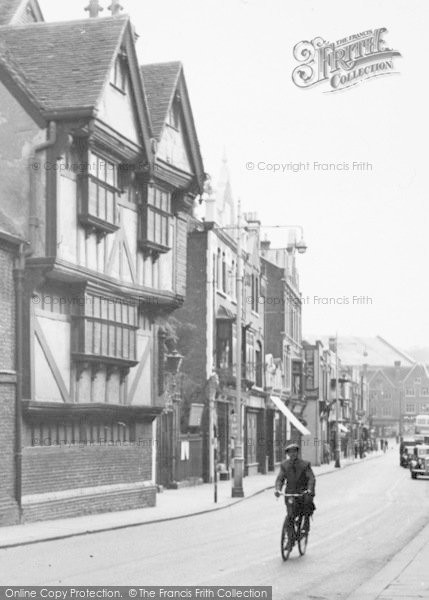 Photo of Rochester, High Street c.1955