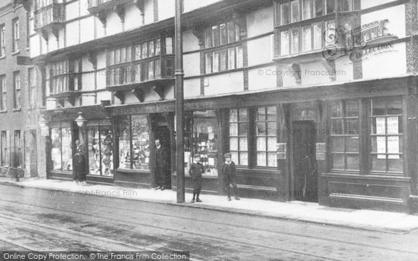 Photo of Rochester, Old Shops, High Street 1908