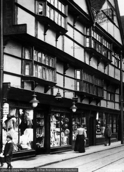 Photo of Rochester, Shops On High Street 1908