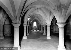 The Cathedral, The Crypt c.1960, Rochester
