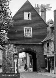The College Gate c.1955, Rochester