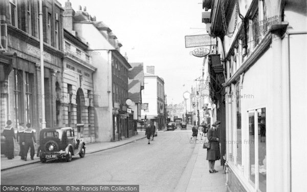 Photo of Rochester, The High Street c.1955