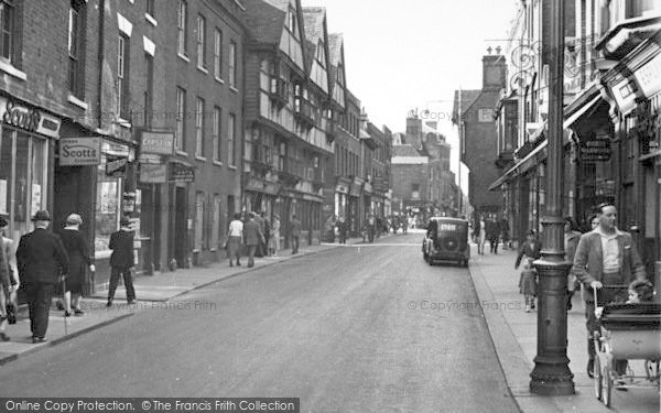 Photo of Rochester, The High Street c.1955
