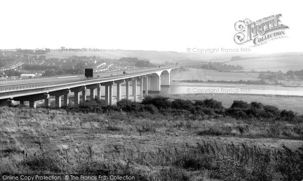 Photo of Rochester, the M2 Bridge c1965