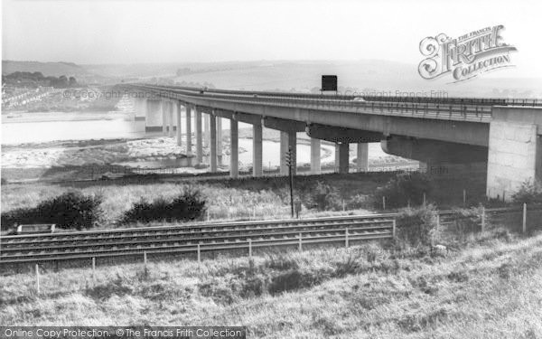 Photo of Rochester, The M2 Bridge c.1965