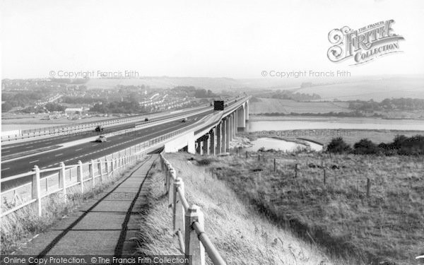 Photo of Rochester, The M2 Bridge c.1965