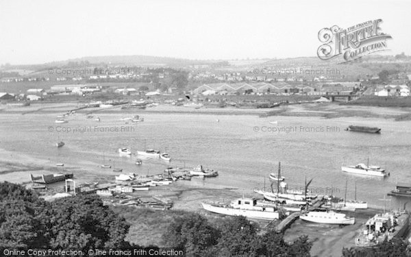 Photo of Rochester, The River From The Castle c.1955