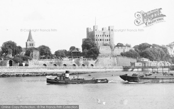 Photo of Rochester, Tug Boat On The River Medway c.1955
