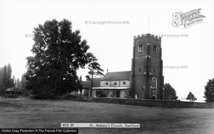 Photo of Rochford, St Andrew's Church c.1965