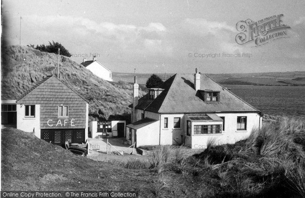 Photo of Rock, Beach Cafe From Sandhills c.1955