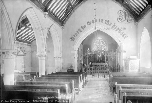 Photo of Rockfield, Church Interior 1893