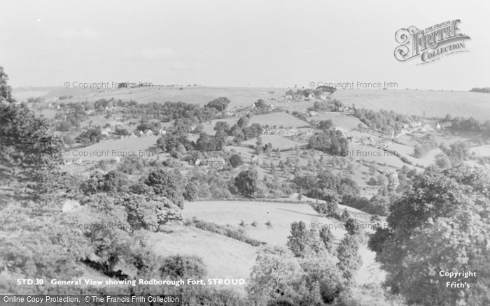 Photo of Rodborough, General View Showing The Fort c.1955