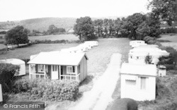Bucklegrove Caravan Site c.1960, Rodney Stoke