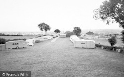Bucklegrove Caravan Site c.1960, Rodney Stoke