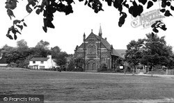Roe Green, the Methodist Church c1955