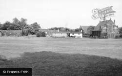 Village Green And Methodist Church c.1955, Roe Green