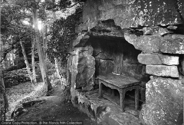Photo of Rokeby, Sir Walter Scott's Cave 1914