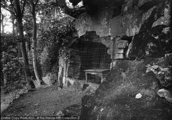 Photo of Rokeby, Sir Walter Scott's Steps And Cave 1933