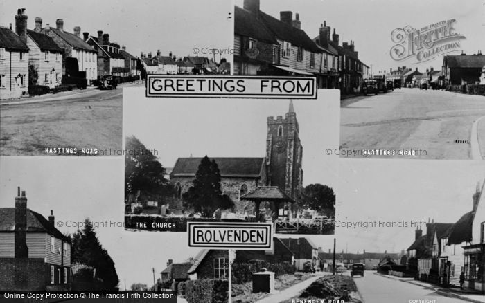 Photo of Rolvenden, Composite c.1955