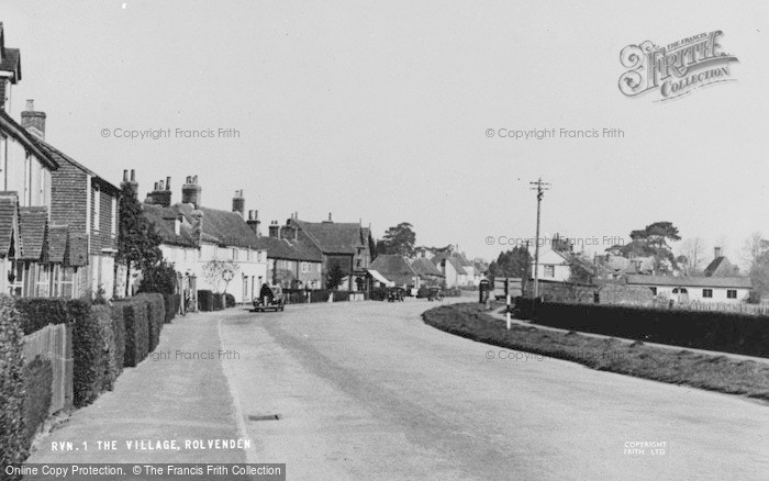 Photo of Rolvenden, The Village c.1955