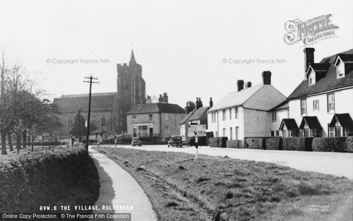 Photo of Rolvenden, The Village c.1955