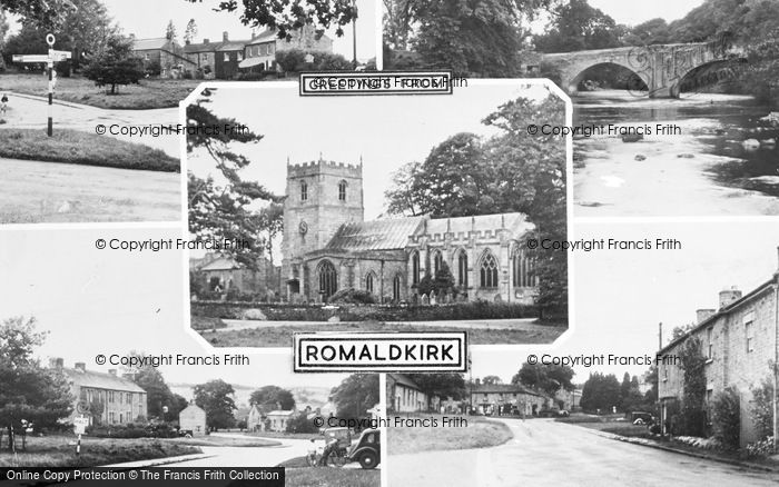 Photo of Romaldkirk, Composite c.1955