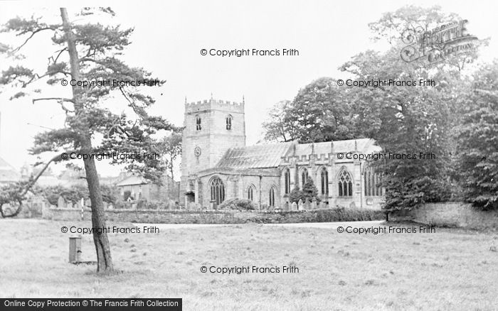 Photo of Romaldkirk, Low Green And Parish Church c.1955