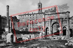 Arch Of Septimius Severus c.1930, Rome