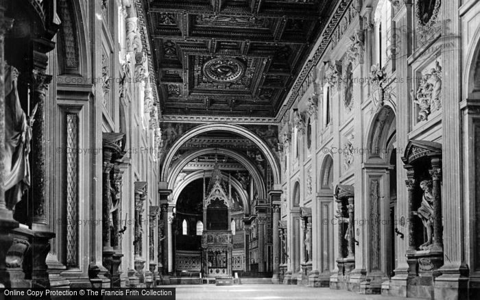 Photo of Rome, Archbasilica Of St John Lateran, Nave c.1930