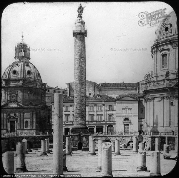 Photo of Rome, Forum Of Trajan c.1865