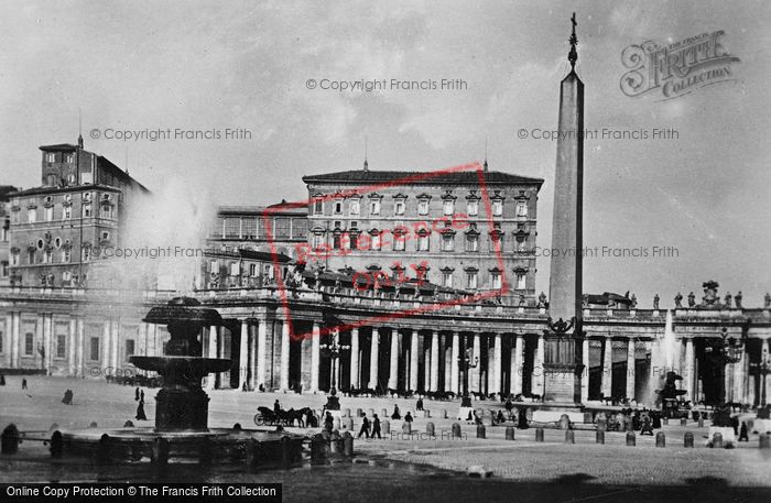 Photo of Rome, Piazza San Pietro And Apostolic Palace c.1930