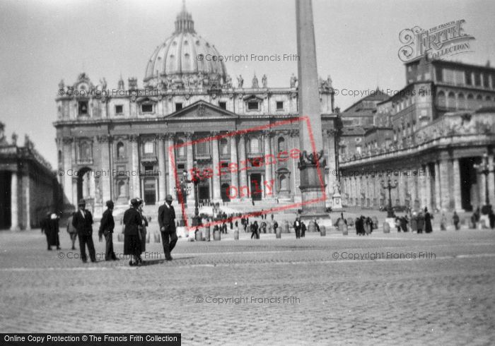 Photo of Rome, St Peter's 1932