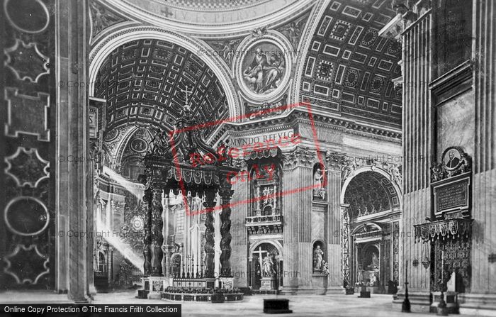 Photo of Rome, St Peter's Basilica, Interior c.1930