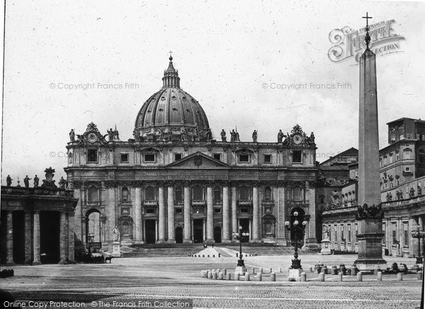 Photo of Rome, St Peter's Cathedral c.1865